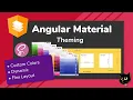 Angular Material Theming with Fx-Layout Sass and color service