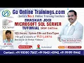SQL Server - System DBs and Data Types I Bhaskar Jogi I Go online Trainings I