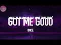 DNCE - Got Me Good  🌤️ (Lyrics)