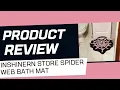 Inshinern Store Spider Web Bath Mat 24 24 Halloween Bathroom Rugs REVIEW