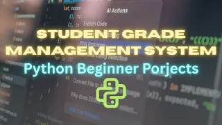 Python Student Grade Management System Python CLI Project with Source Code Beginner Project