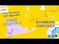 Anagram checker