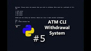 How To Create an ATM CLI Wit rawal System in Python 3 8 2