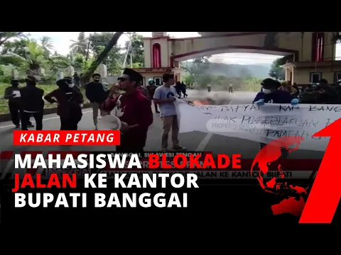 Demo Protes PPKM, Mahasiswa Blokade Jalan ke Kantor Bupati