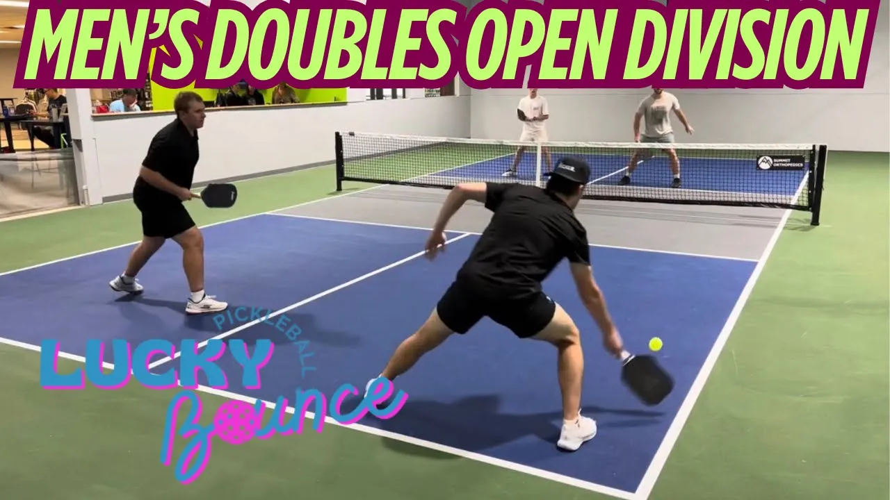 Men’s doubles open division pool game  Minnesota major tournament 