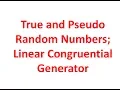 7 Pseudo Random Number Generators