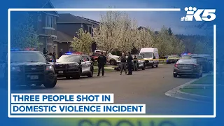 Puyallup police respond to domestic violence incident with three reportedly shot