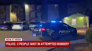 2 people shot in attempted robbery in Albany
