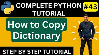 How to Copy Dictionary in Python Python Dictionary Copy Function Copy a Dictionary in Python