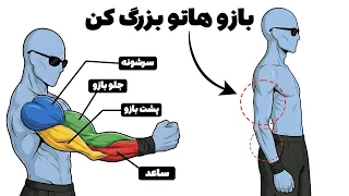 بازو های لاغری داری  این تمرینات رو انجام بده  بدون تجهیزات  دندنها