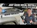 How to Install Jeep Hood Decals Like a Pro