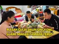 Download Lagu MASAK GULAI DAUN SINGKONG, SUAMI MAKAN TAMBAH TERUS,PERTAMA KALI MAKAN DIA SUKA BANGET