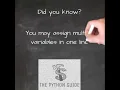 Assign Multiple Variables