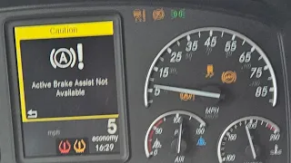 How to Reset Freightliner Caution Lights that Come on During Bad Weather