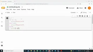 Python if statement with Colab