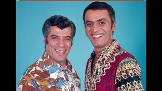 عطاءالله بهمنش و حبیب روشن زاده گزارشگران ورزشی تلویزیون ملی ایران پیش از انقلاب 