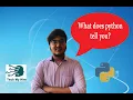 What does python tells you