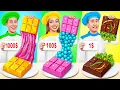 Lagu 1$ vs 100$ vs 1000$ Cooking Challenge by TeenDO Challenge