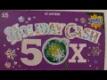 Ct lottery Holiday Cash 50X