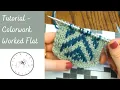 Tutorial - Knitting Colorwork Flat River Road Knits