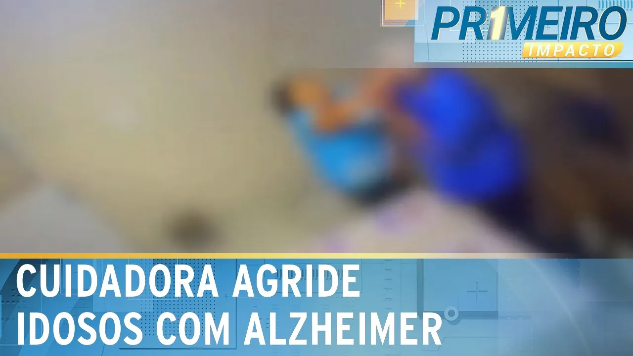 PE: cuidadora é flagrada agredindo casal de idosos com Alzheimer | Primeiro Impacto (23/08/23)
