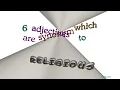 religious - 9 adjectives which are synonym to religious sentence examples