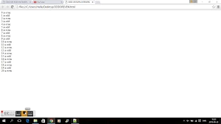 JAVASCRIPT ASSIGNMENT - ODD OR EVEN NUMBERS