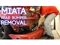 How To Remove a Miata Rear Bumper