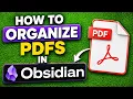 How to Organize pdfs in Obsidian 2026 Guide How to Take Notes pdfs in Obsidian