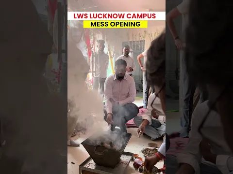 LWS Lucknow Campus Mess Opening 🔥 | Best NDA Foundation Academy for Future Officers 🇮🇳 #lws #shorts