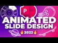 Animated PowerPoint Slide Design Tutorial 2022