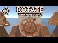 How To Rotate Object With Mouse Drag Relative To Scene Width Unity 3D Tutorial