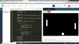 Pygame Pong part 2 - two players improved collision