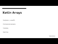 Kotlin Tutorial for Beginners Step-by-Step Guide Episode 8 - Arrays Explained