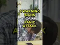 5 warning signs of a panic attack
