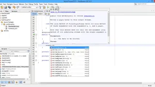 TCP Simple Chat Program Multi Threads using Java Part 1