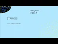 Strings in C - RISKY because it s so EASY to cause buffer overflow C -Strings