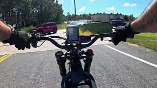 Quick ride to Advance Auto on the Freego X2 pro