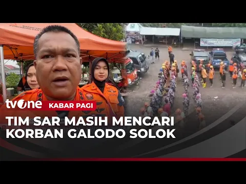 Tim SAR kembali Mencari Korban Hilang Banjir Bandang Solok
