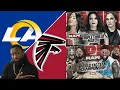 Lagu Los Angeles Rams vs Atlanta Falcons | Week 17 MNF | | WWE Raw | Live Commentary \u0026 Reactions