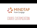 MindTap Course Customization Feature