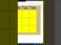 Tic Tac Toe Game In Python Tkinter