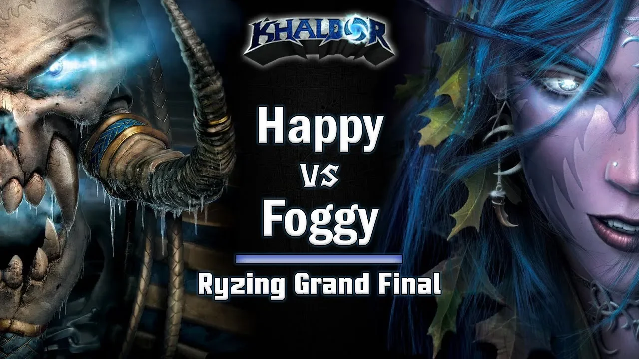 ► WarCraft 3 - Happy (UD) vs. Foggy (NE) - Ryzing Cup #6