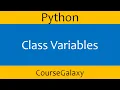 Class variables in Python