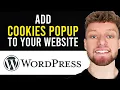 How To Add Cookies Popup In WordPress Quick Easy