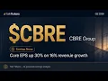 CBRE Q2 2026 Earnings 30 EPS Growth Data Center Boom Insights