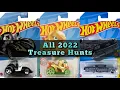 All 2022 Hot Wheels Treasure Hunts