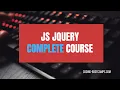 Complete Intermediate Level JS Course for Mastering jQuery Ajax JSON JS with 3 Hands-on Projects