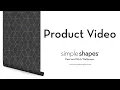 Hexagon Geometric Art Deco Lines - Ebony