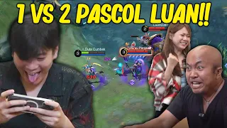 Download Ditantang 1 VS 2 oleh Pascol \u0026 Luan, Segini Doang Skill MM dan Tank Terkuat di Dunia! MP3